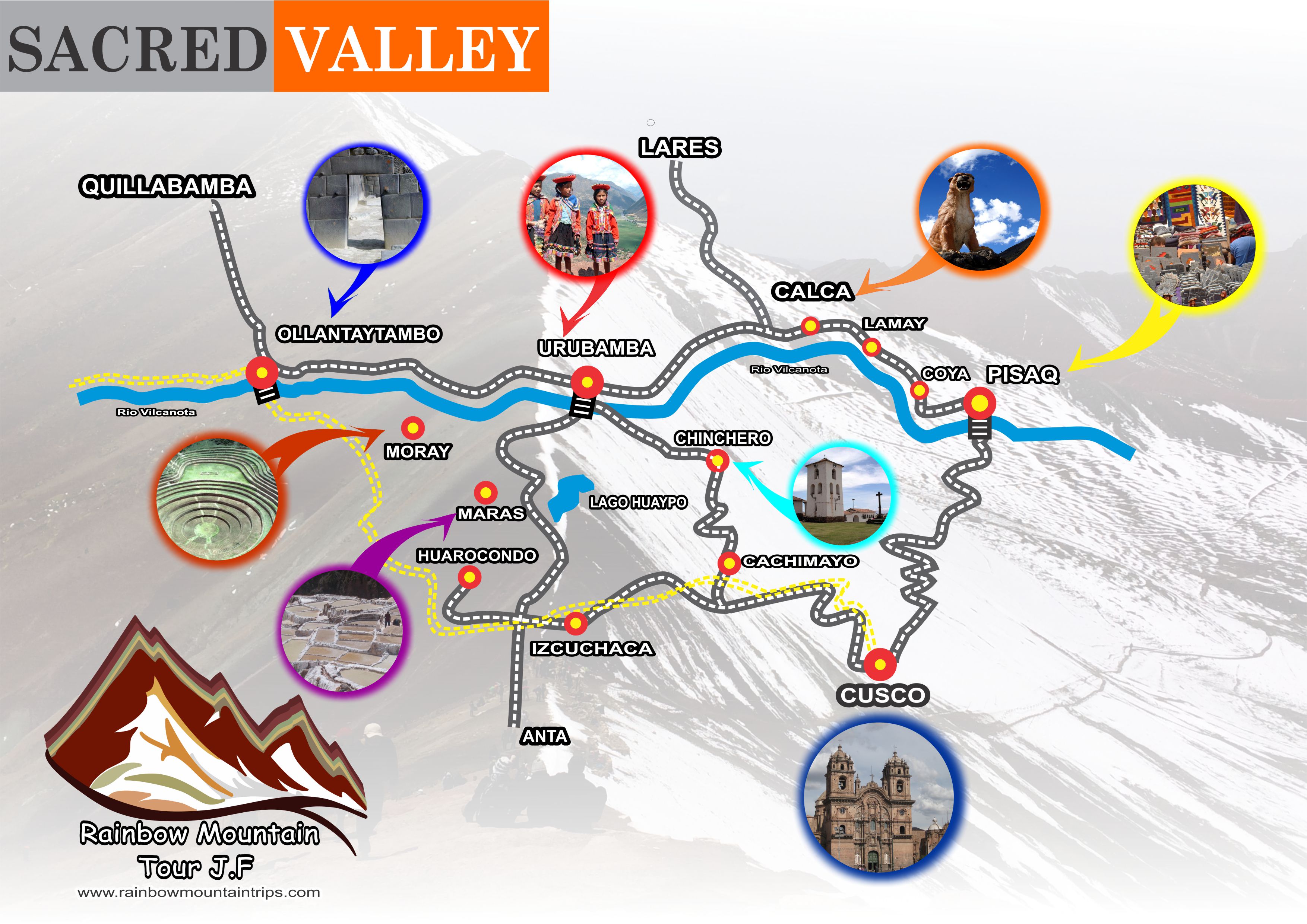 Sacred Valley map